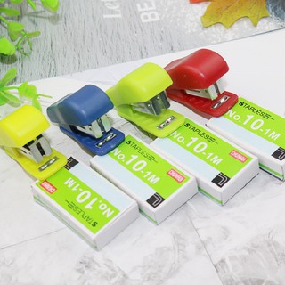 2 Học sinh nhỏ Stapler Stapler nhỏ và Staples Đặt Văn phòng trường (Staples miễn phí)