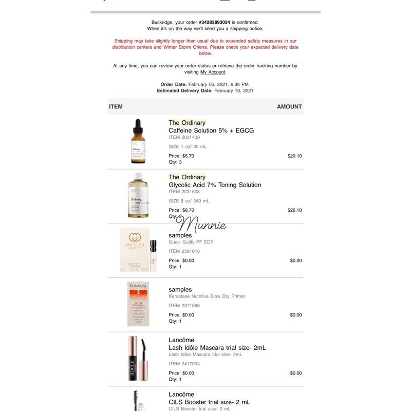 [Bill Sephora US] Nước hoa hồng The Ordinary Glycolic Acid 7% Toning Solution