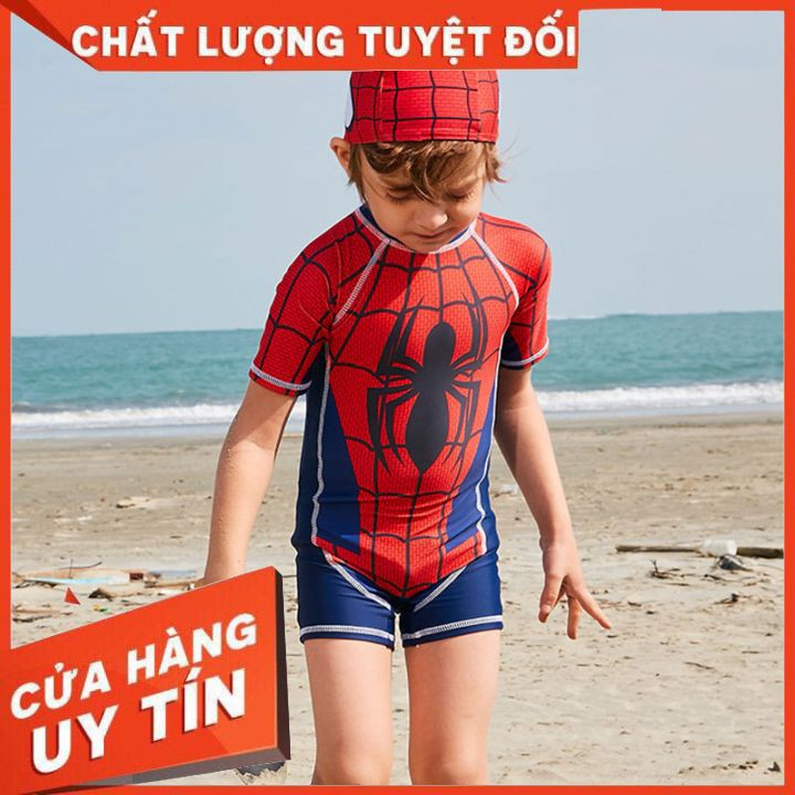 Đồ bơi bé trai [ ẢNH THẬT ] Đồ bơi siêu nhân người nhện