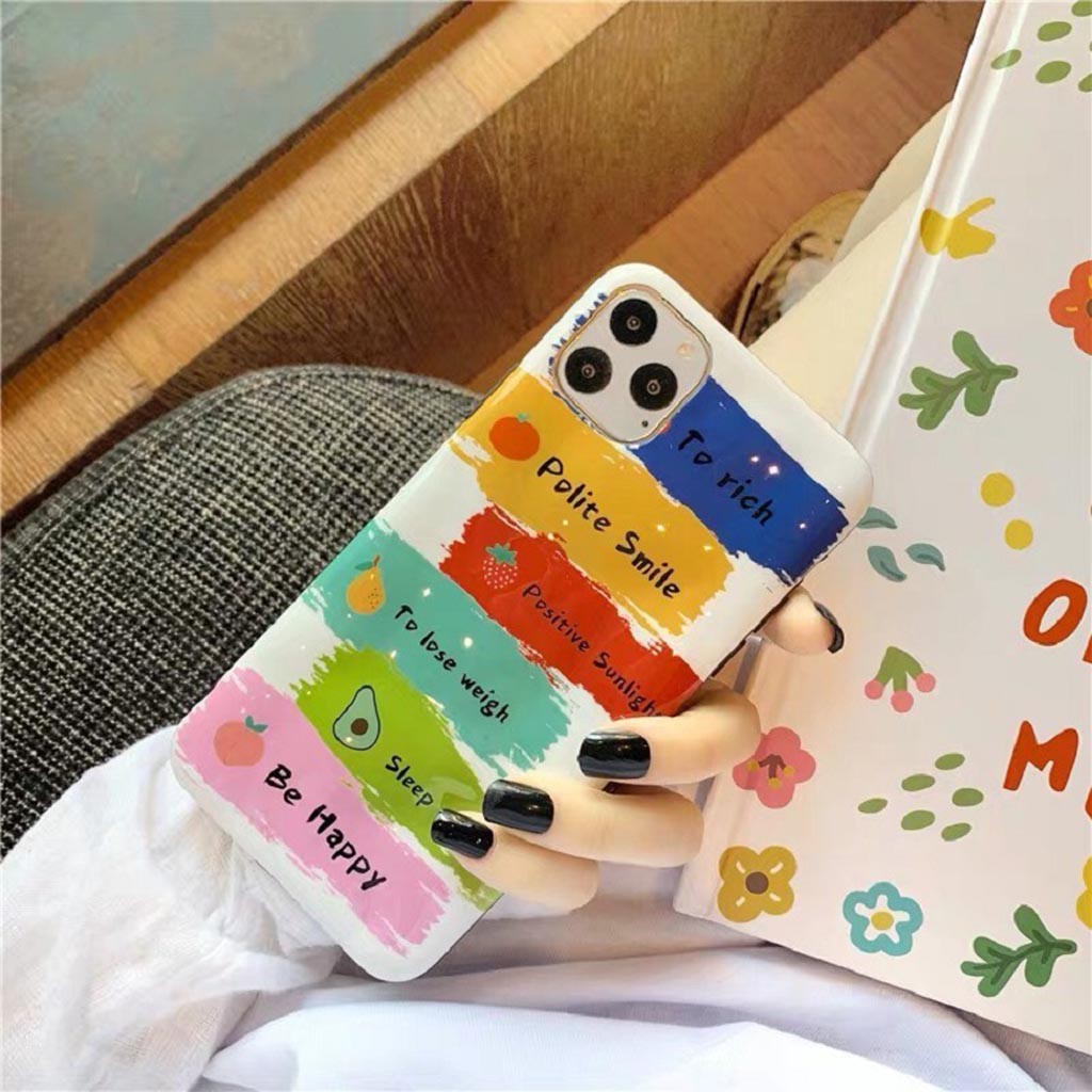 Ốp Lưng Iphone Cao Cấp Full Viền Ốp Vẽ 6 Màu Dành Cho Tất Cả Dòng Iphone từ 6 đến 11promax | BigBuy360 - bigbuy360.vn