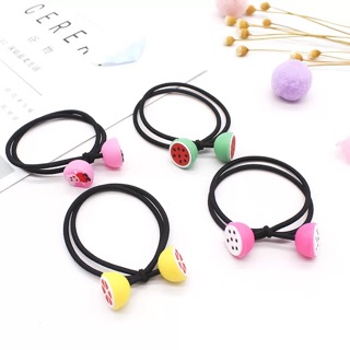 PKT1222024 - Sỉ 10 buộc tóc hình hoa quả doremon