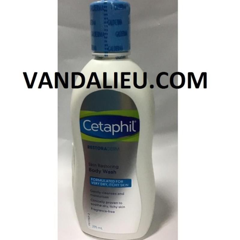 CETAPHIL RESTORADERM BODY WASH 295ML.SỮA TẮM DÀNH CHO DA KHÔ, DA CƠ ĐỊA-MP1