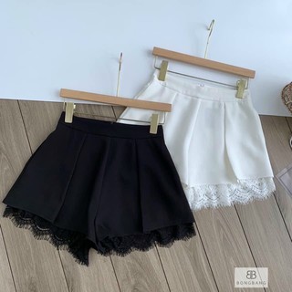 Quần giả váy phối ren siêu cưng hai màu đen trắng 💋💋💋