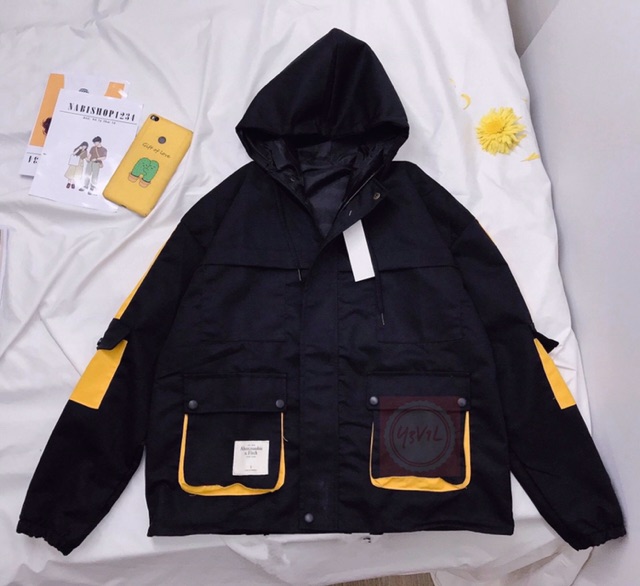 ÁO KHOÁC KAKI PHỐI MÀU 6 TÚI - ẢNH CHỤP THẬT - KA01 - MUA NGAY