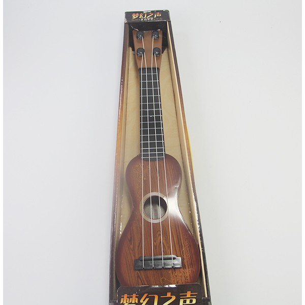 Đồ chơi nhạc cụ đàn guitar 4 đây nhựa cho bé - 14 khoang dễ bấm có thể chỉnh dc dây - Nhựa an toàn bền