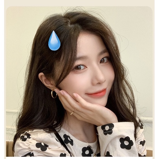 Kẹp Tóc Emoji Đổ Mồ Hôi Cute Đáng Yêu Ngộ Nghĩnh Halena PK51
