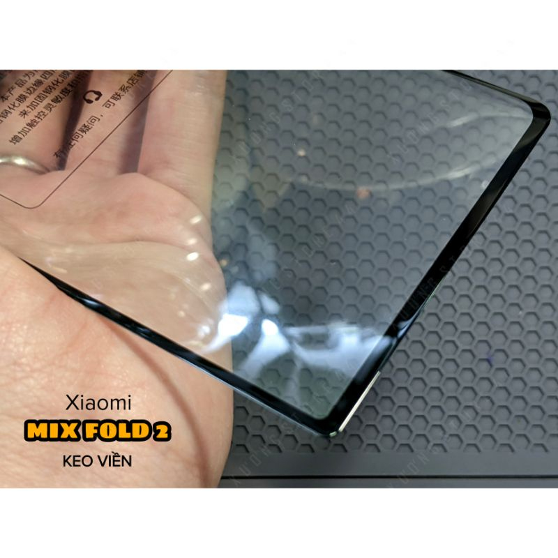 Kính cường lực keo viền màn hình phụ Xiaomi Mix Fold 2 + 3