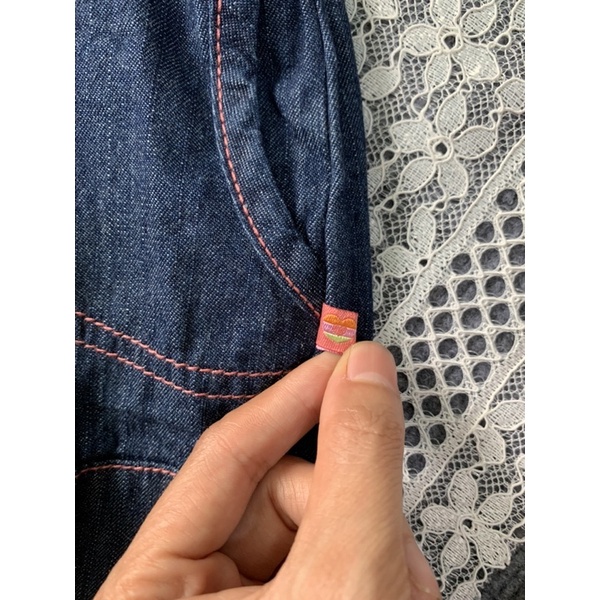 Váy bò mềm Pippi bé gái sơ sinh xuất dư