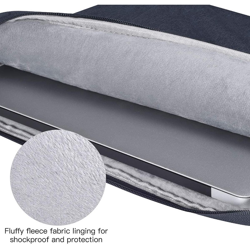 Laptop Sleeve Case with Convenient Handle Durable Waterproof Laptop Bag Compatible with 13.3-15.6 Inch Computer