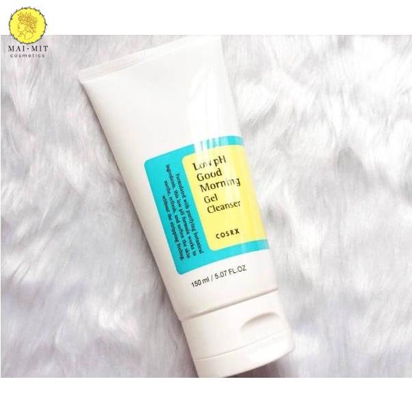 Sữa rửa mặt Cosrx Low Ph Good Morning Gel Cleanser dịu nhẹ, ngăn ngừa mụn 150ml