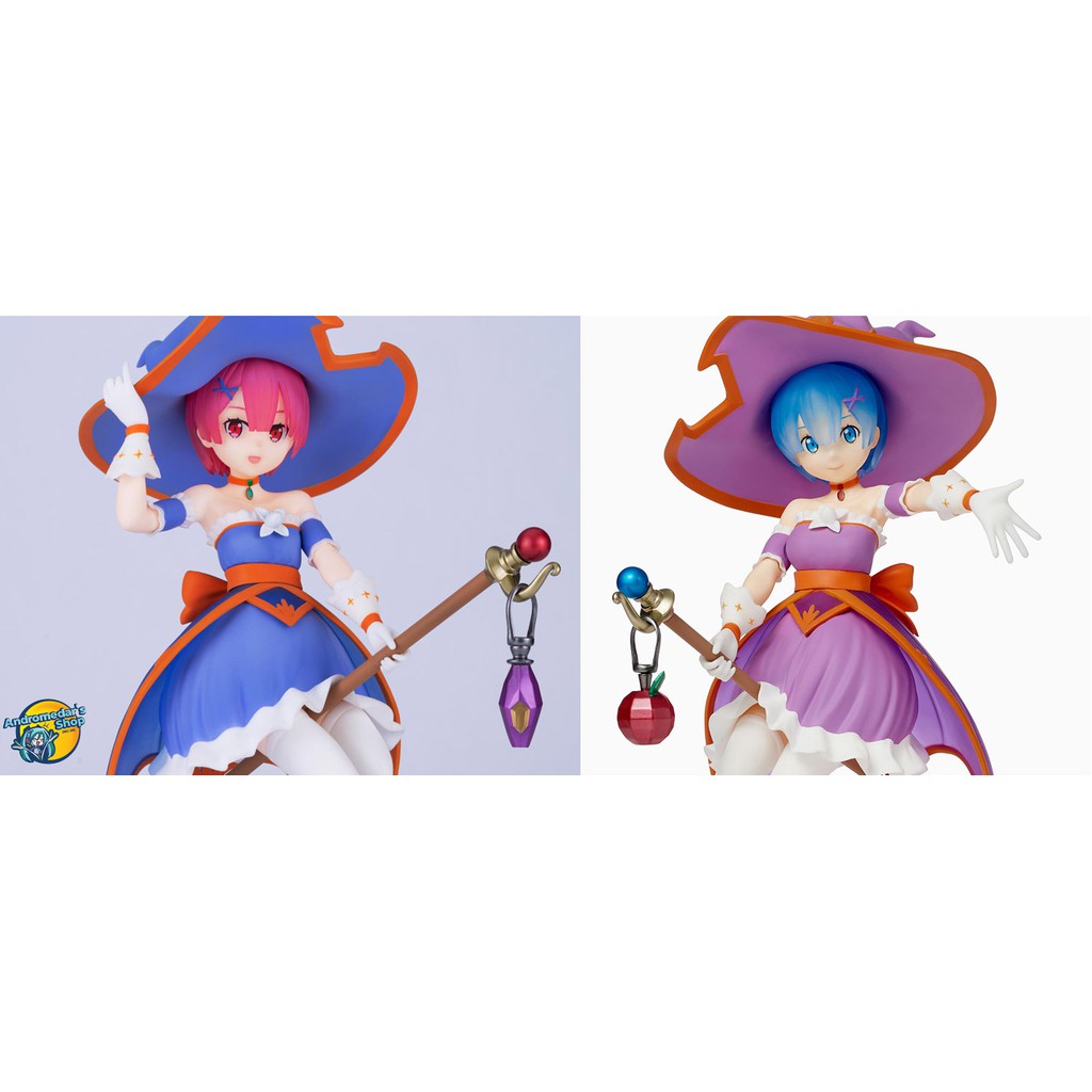 [SEGA] Mô hình nhân vật ReZero Starting Life in Another World Super Premium Rem &amp; Ram (Cute Witch) Figure