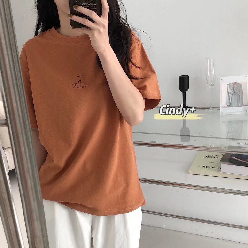 Áo thun in chữ I’m Okay chất mát 8039