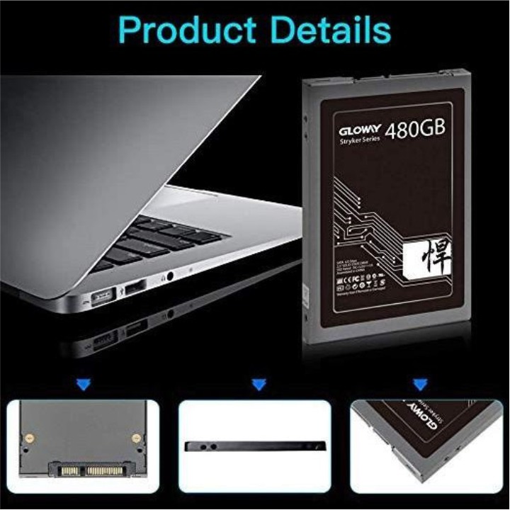 Ổ cứng SSD Gloway 480GB/240GB/120GB – CHÍNH HÃNG – Bảo hành 3 năm – SSD 480GB – SSD 240GB – SSD 120GB – Tặng cáp Sata 3 | BigBuy360 - bigbuy360.vn