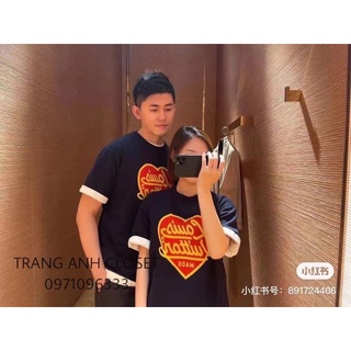Áo len lv trái tim cộc tay