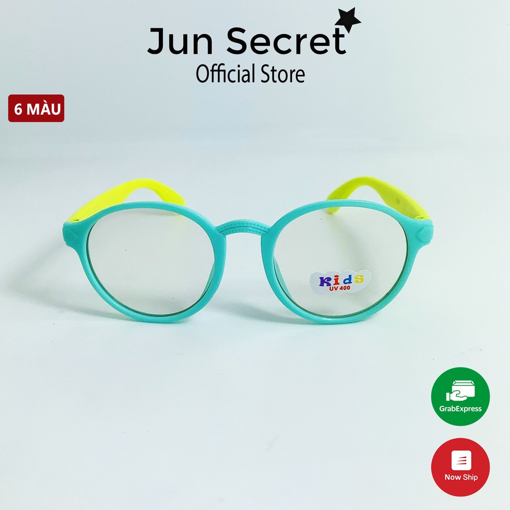 Kính mát trẻ em kiểu tròn Jun Secret dễ thương dành cho bé trai và bé gái từ 1 tới 5 tuổi JS58A06