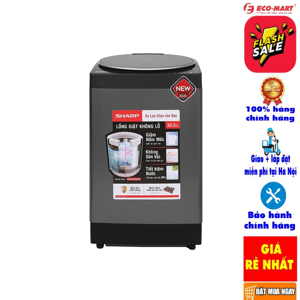 Máy giặt Sharp cửa trên 10 kg ES-W100PV-H