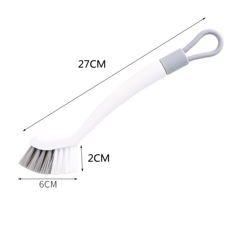 1 Bàn Chải Vệ Sinh Cán Dài Uốn Cong Tiện Dụng Cho Nhà Bếp/Phòng Tắm