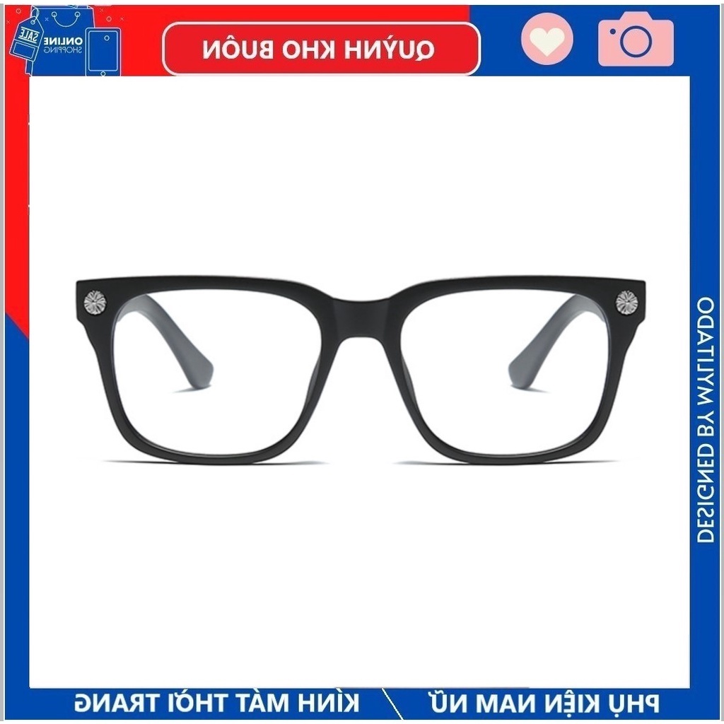 Kính mát Chrome heart Cao Cấp nam nữ , kiểu dáng vuông thời trang CH2533