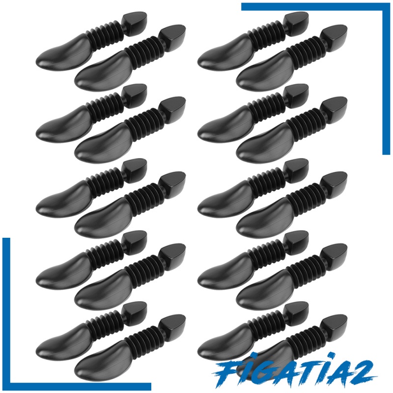 [FIGATIA2] 10 Pairs Men\'s Plastic Spring Shoe Tree Stretcher Shaper Keeper Holder Fold