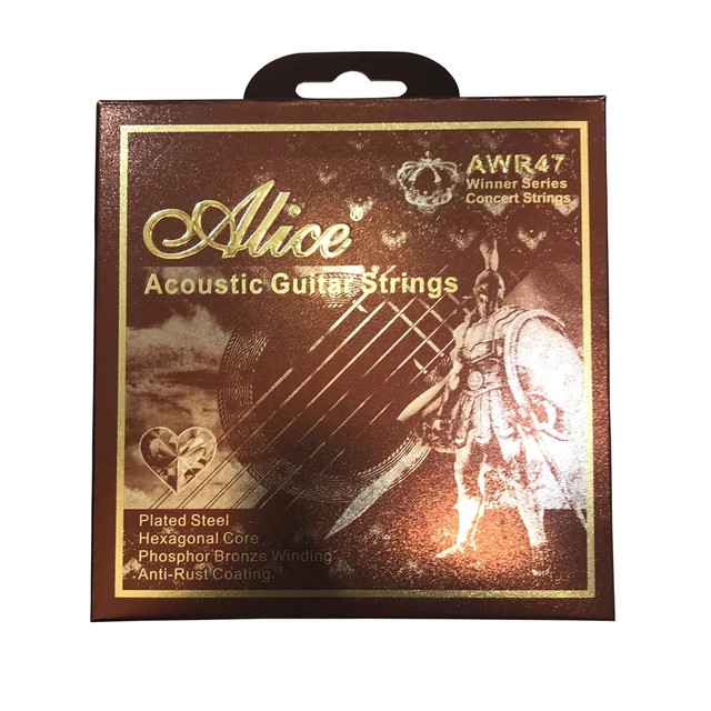 Dây dự phòng đàn Guitar Dây đàn guitar dây đàn guitar,dây đàn guitar acoustic,Bộ 6 dây đàn guitar Acoustic Alice AWR47