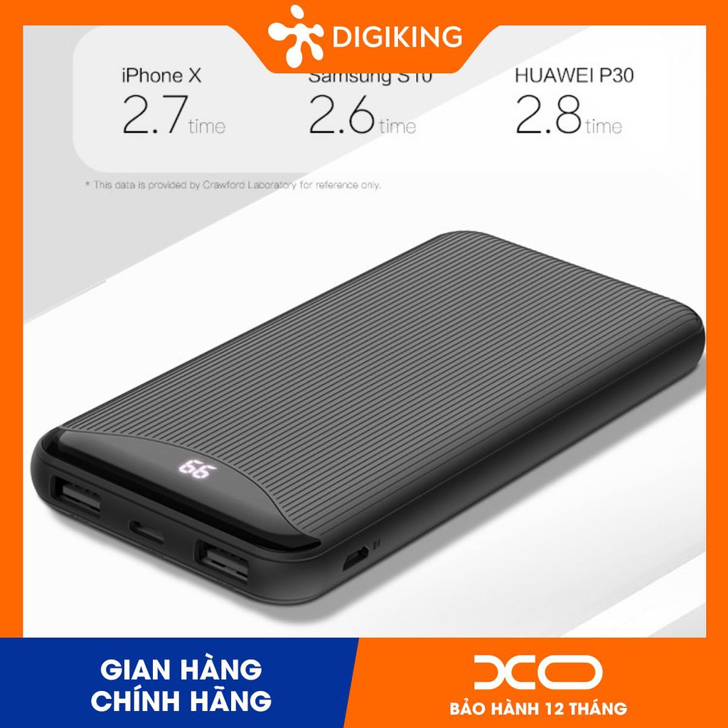 Pin dự phòng có đèn LED 13.000 mAh - XO PB83