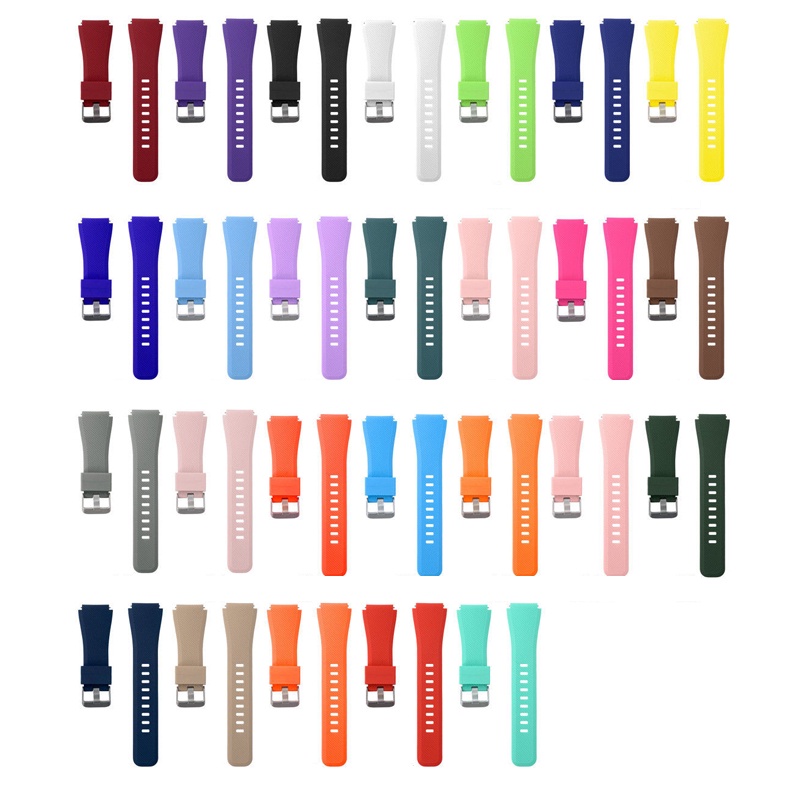 Dây Đeo Thay Thế Bằng Silicone Cao Su Mềm 22mm Cho Samsung Galaxy Watch Band 46mm/S3