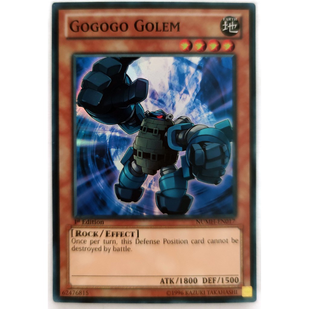 [Thẻ Yugioh] Gogogo Golem |EN| Super Rare (ZEXAL)