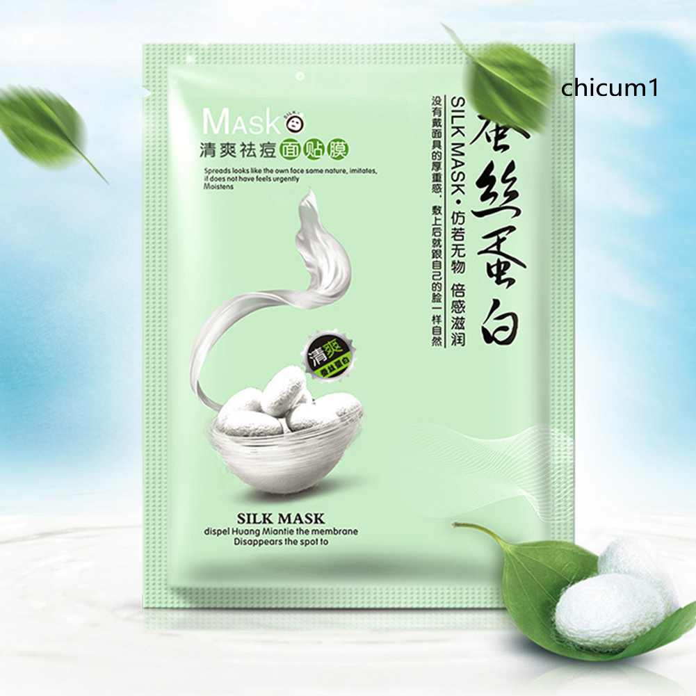 Mặt nạ lụa dưỡng ẩm se khít lỗ chân lông gấp 8 lần chăm sóc da mặt