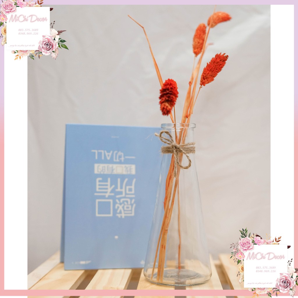 ❤TẶNG DÂY 1M ❤ LỌ THỦY TINH TRANG TRÍ DECOR, BÌNH THỦY TINH  TRANG TRÍ TRONG NHÀ