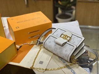 Túi Lv Dauphine Trắng Super