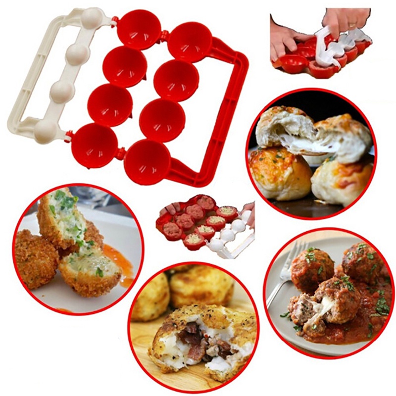 Khuôn Làm Thịt Viên / Cá Viên Bằng Silicone DIY