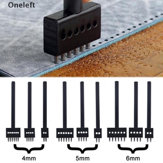 Set 1/3 dụng cụ hỗ trợ đục lỗ tròn 4 / 5 / 6mm chuyên dụng cho đồ da thủ công
