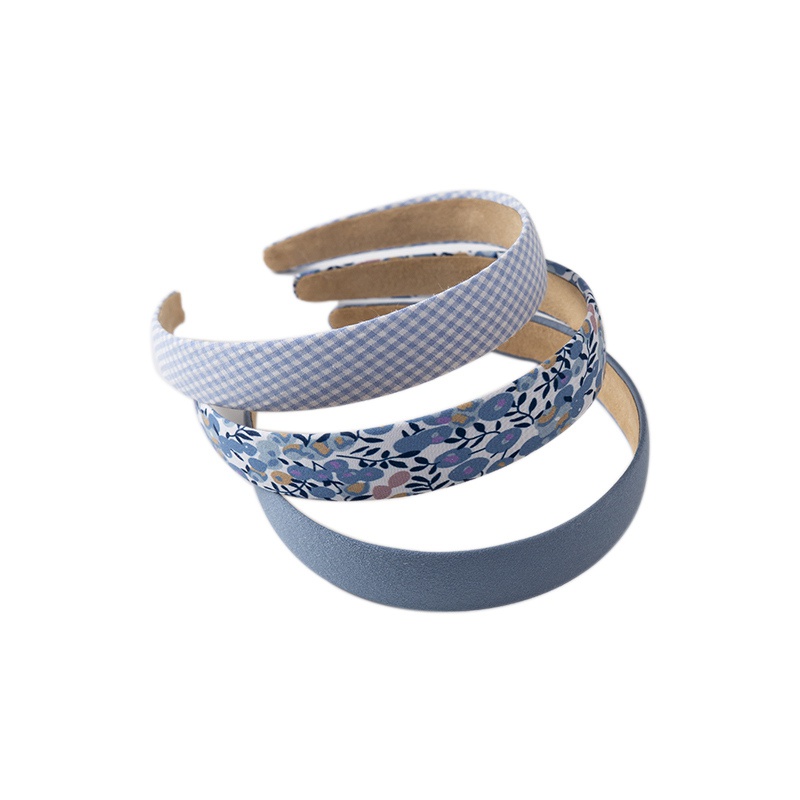 Cài tóc vải họa tiết hoa phong cách Hàn Quốc thời trang nữ