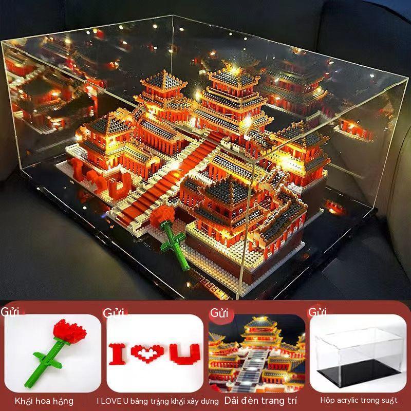 Lego Ngành kiến ​​​​trúc to lớn Khu nhà câu đố cậu bé cô gái đồ chơi trẻ em