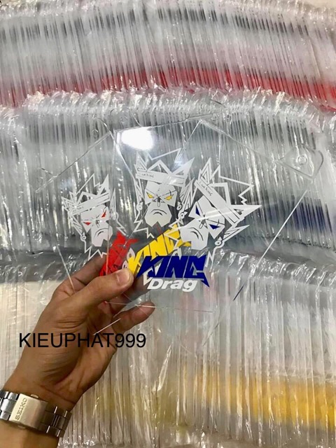 Mica che phuột Kingdrag xanh đỏ vàng/ Meca che phuột