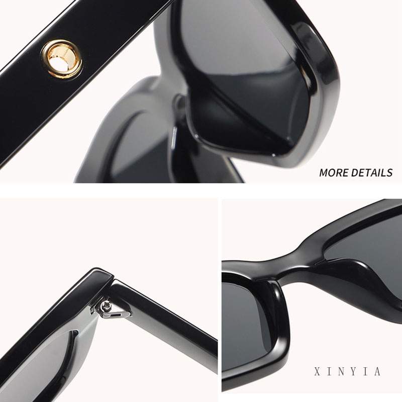 Kính mát gọng chữ nhật nhiều màu chống tia UV thời trang cổ điển cá tính cho nam và nữ