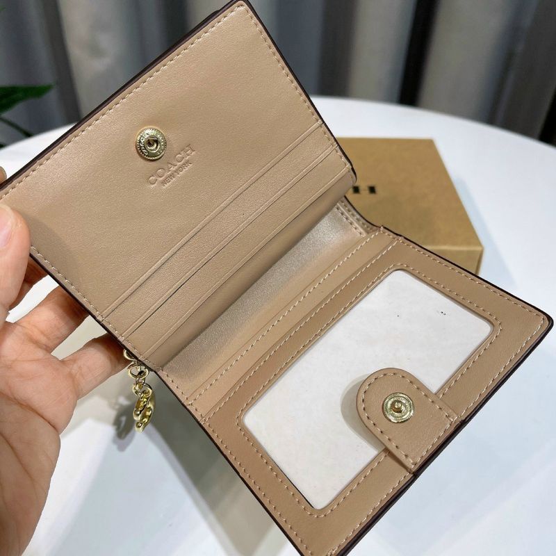 Ví C0a**ch Snap Wallet With Dancing Kitten siêu đẹp