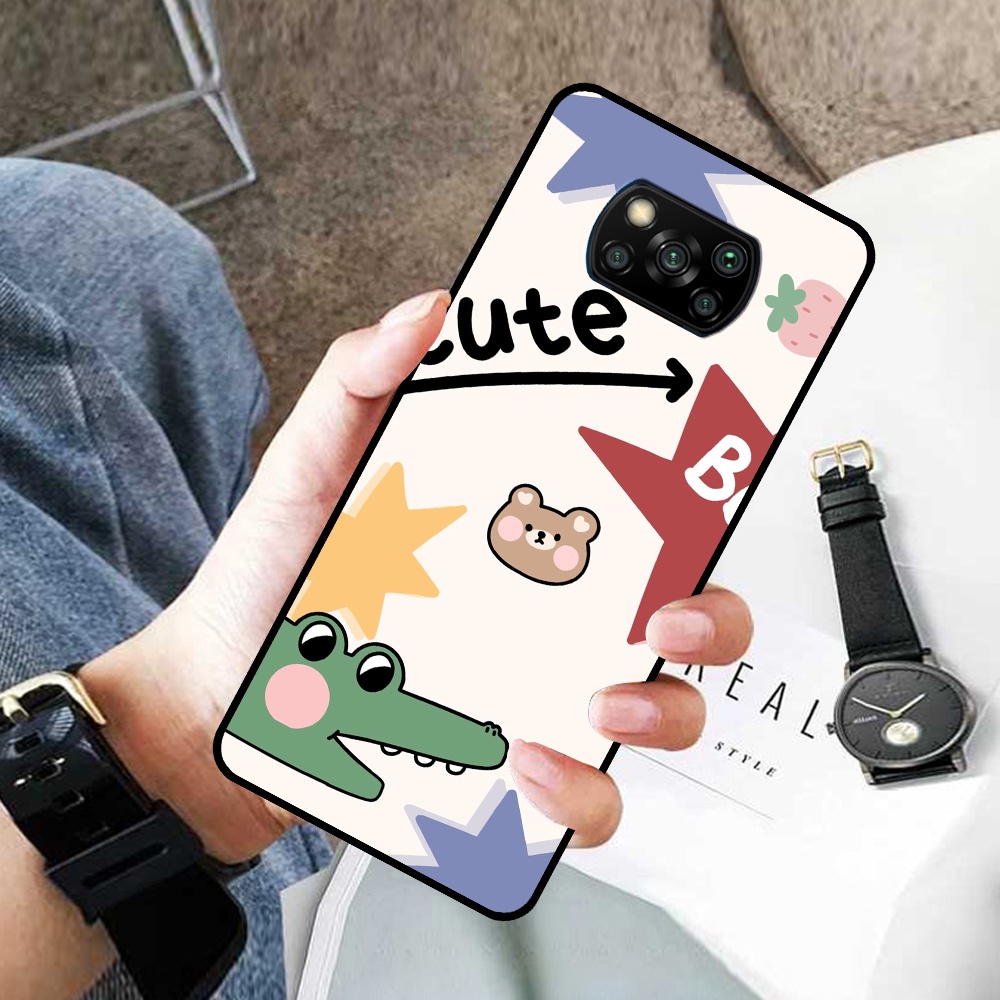Ốp Xiaomi Poco X3 / Poco X3 Pro in hình cá mập, khủng long dễ thương, cute (T01 - T06)