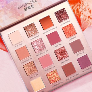 PHẤN MẮT HỒNG SA MẠC MINSHZEE PHIÊN BẢN MỚI 16 MÀU THỜI TRANG CÁ TÍNH KÈM NHŨ CÁ TÍNH