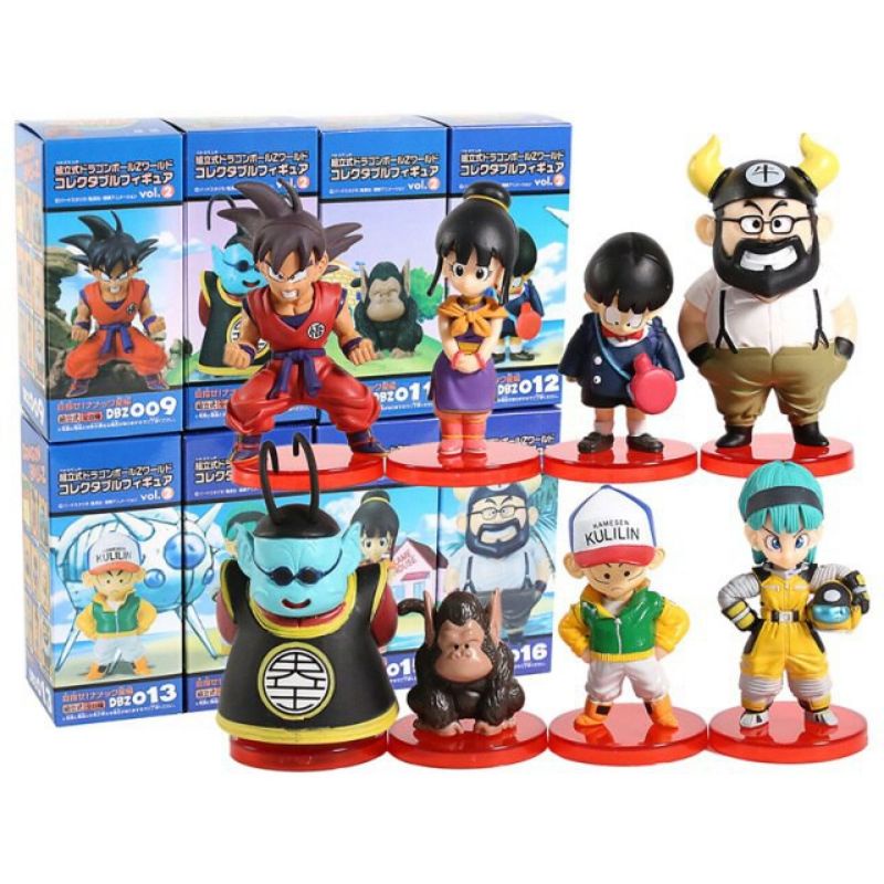 set 8 nhân vật trong phim 7 viên ngọc rồng