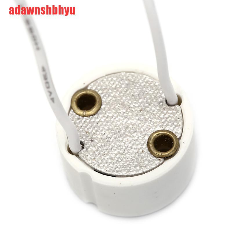 Set 10 Dây Đèn LED GU10 Phích Cắm Cho Bóng Đèn Sứ halogen