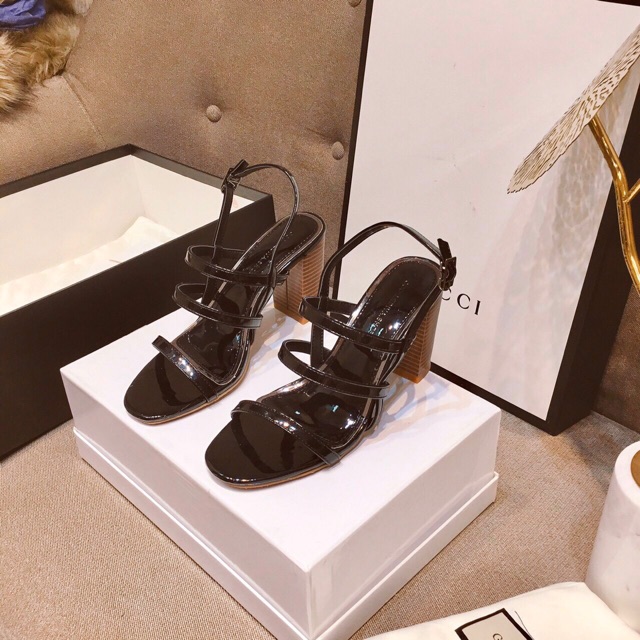 SANDAL NỮ DÂY NHỎ GÓT VUÔNG CAO 7P