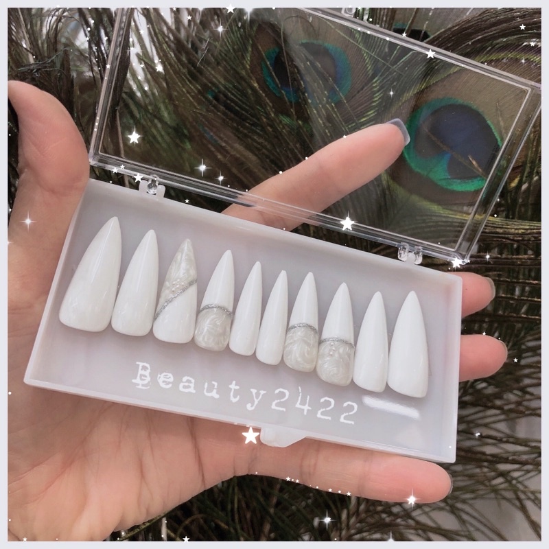 Nail Box- Móng thiết kế tặng kèm keo dan và dũa mini