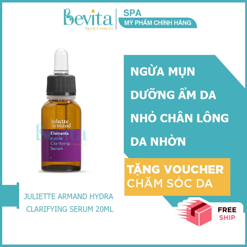 Serum dưỡng da dầu mụn Juliette Armand Hydra Clarifying Serum 20ml - Bevita