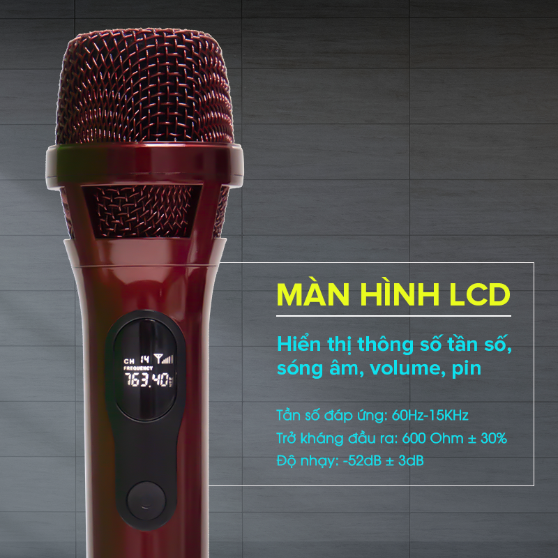 Micro Không Dây Hát Karaoke MV08, Chuyên Dành Cho Mọi Loa Kéo, Âm Ly, Tần Số 50, Hát Nhẹ Êm Đa Năng bảo hành 12 tháng