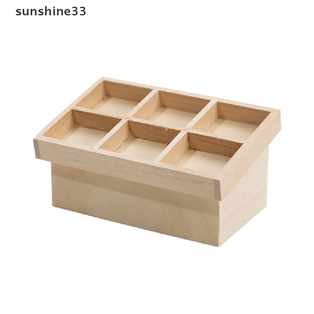 Mô Hình Kệ Đựng Trái Cây mini Tỉ Lệ 1: 12 Trang Trí Nhà Búp Bê