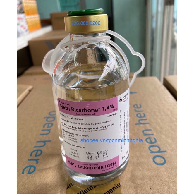 Dịch truyền Natri Bicarbonat Kabi 1.4% – 250ml