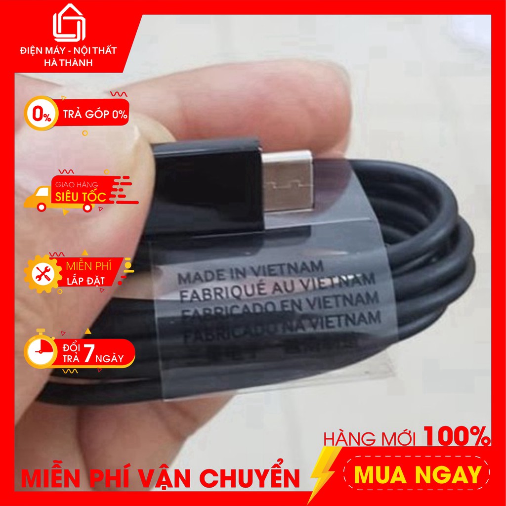 Dây cáp sạc Samsung chính hãng Type-C Usb, Micro Usb 1m hỗ trợ sạc nhanh Note 9/Note 8/S9/S8/ S7 S6