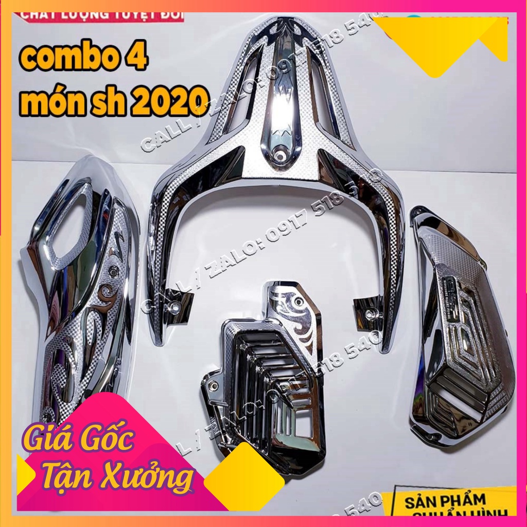 Bộ Ốp Xi Crom Gắn SH 2020 Hàng Artistar ( có bán lẻ từng món ) (Ảnh Sp thật)