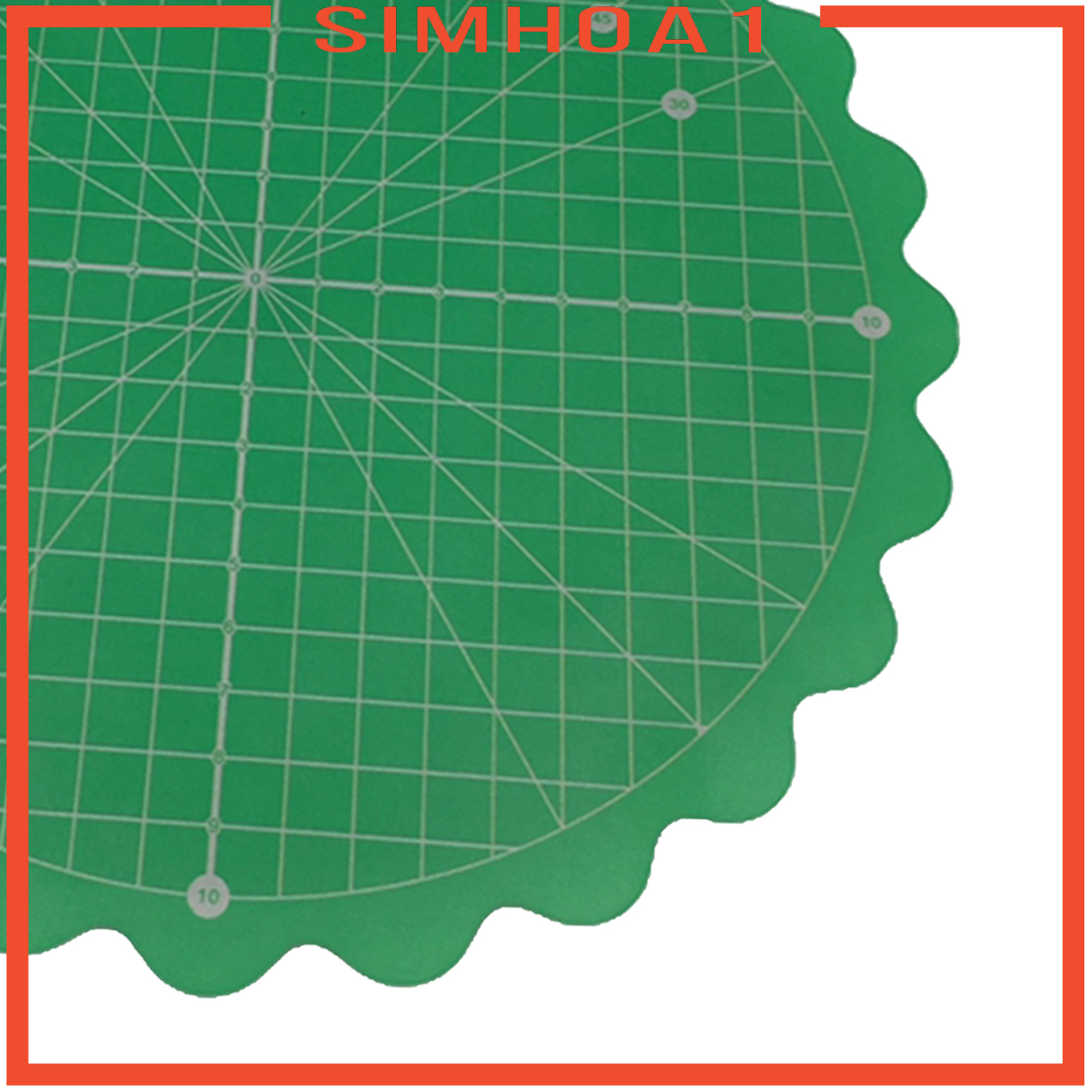 (Simhoa1) Thảm Cắt Vải Tròn 8 Inch